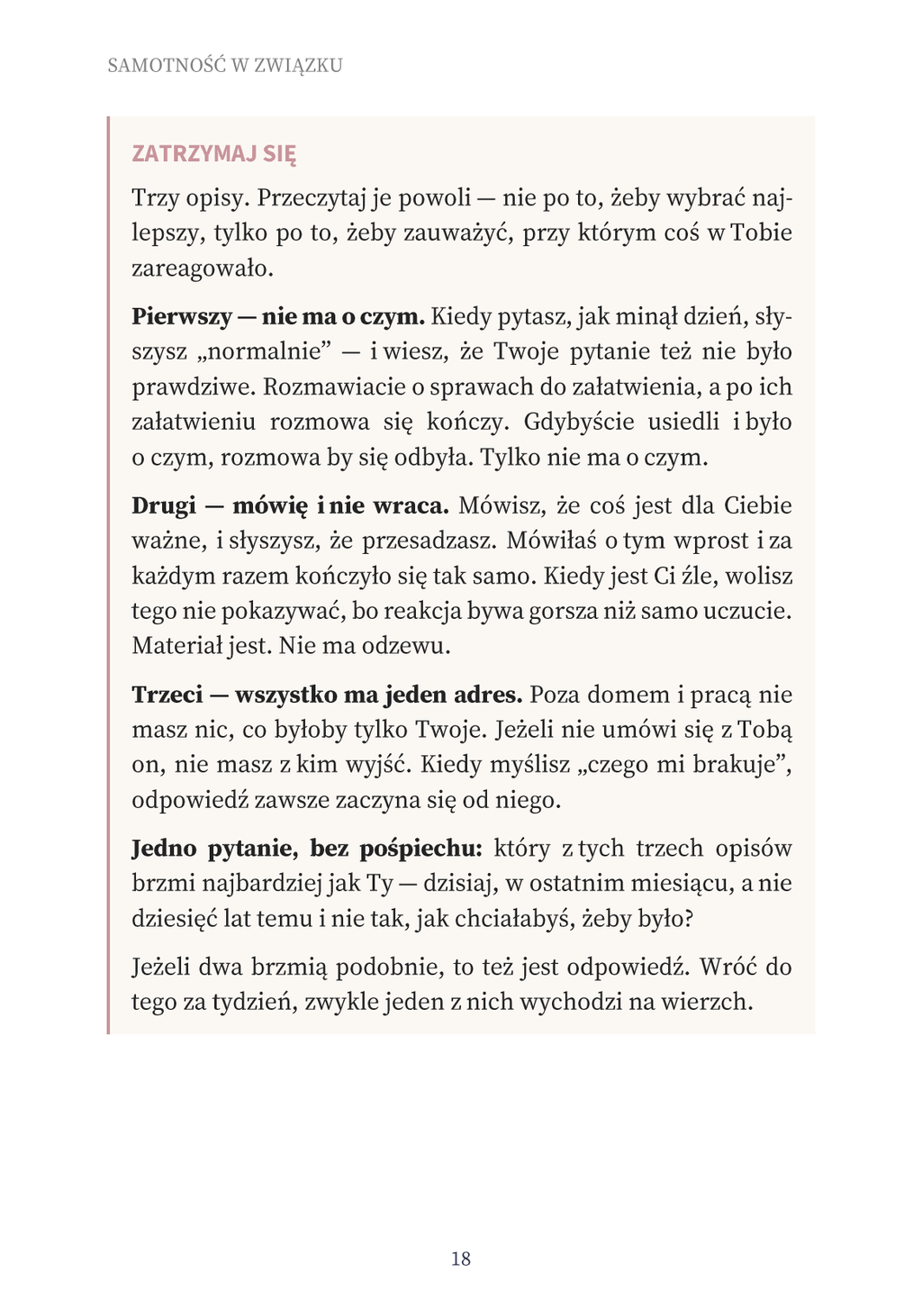 Samotność w związku – kochasz i jesteś sama. Jak wrócić do kontaktu